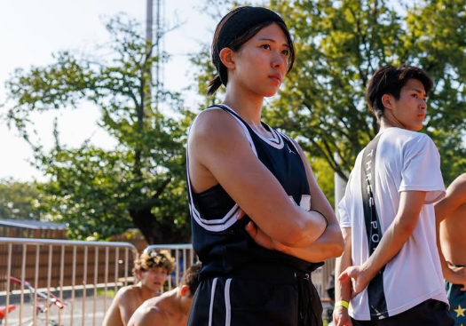 バスケ美女子、コートで魅せた