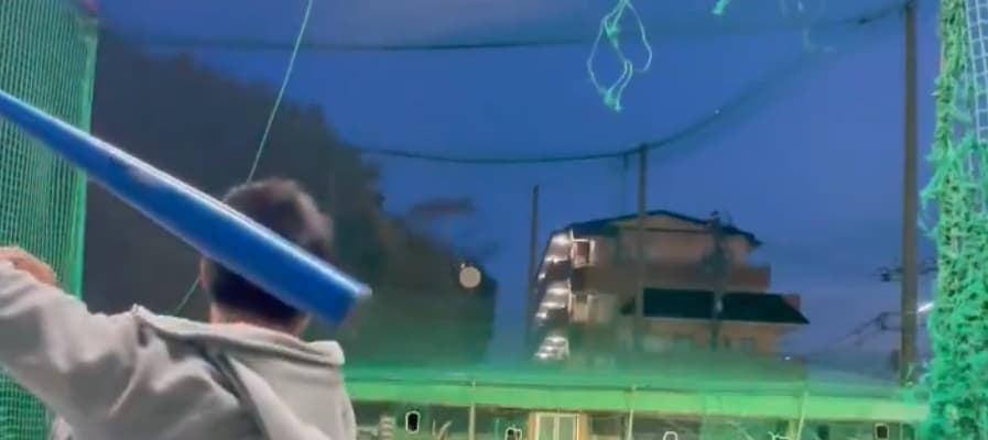 衰えない打棒！！ヤクルトOBの打点王がホームランを披露！