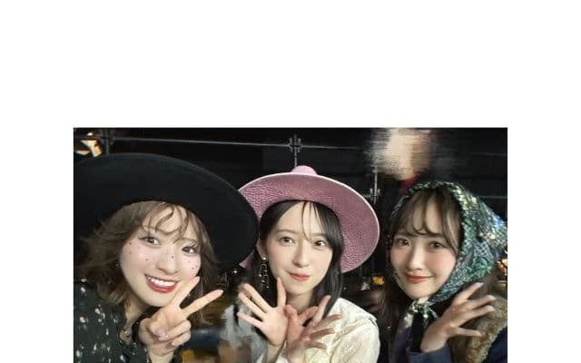 ≠ME・冨田菜々風、日向坂46・金村美玖＆STU48・石田千穂と3ショット！大量の写真公開にファン歓喜