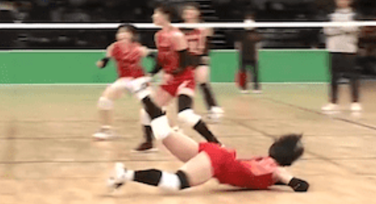 試合の空気が一変した1本　高校バレーで起きた