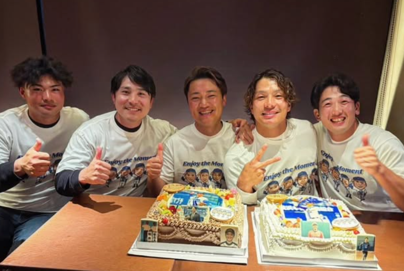 知野直人、倉敷での自主トレ後 送別会で見せたチーム佐野の固い結束