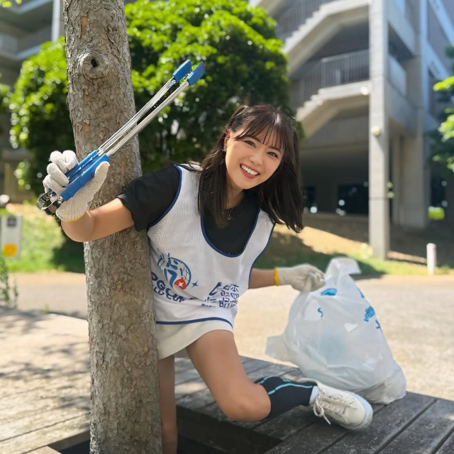 「みんな、ポイ捨てやめようねっ」あの元SKE48美女子のキュート過ぎるスマイルのお願いにファンメロメロ！？