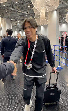 「いざ頂点へ！」名古屋グランパスの選手たちが国立競技場に到着！