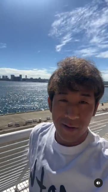 麒麟・田村「すげぇ」埠頭バックに自撮り動画を公開！「かっこよすぎる」