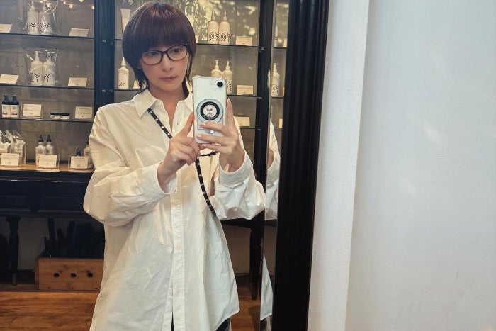 超可愛い！！奥菜恵のマッシュウルフ、よく似合ってる!!