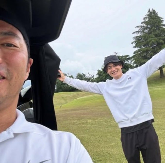 「負けられない戦いがあった」上原浩治が上重聡と楽しくゴルフ！