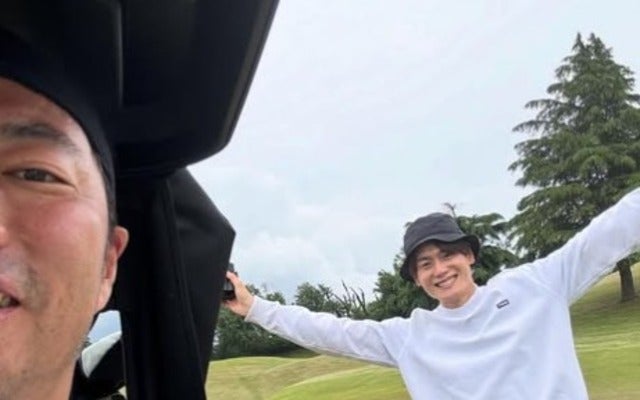 「負けられない戦いがあった」上原浩治が上重聡と楽しくゴルフ！