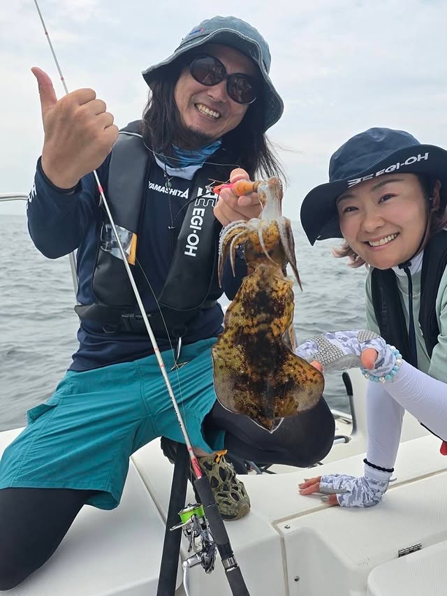 藤田さいきが釣りを楽しむ「今回の舞台はゴルフ場ではなく相模湾です」