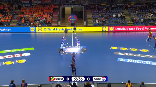 【ハンドボール】第26回女子世界選手権グループH コンゴ vs. オランダ