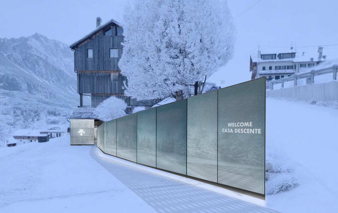 デサント、伊・コルティナにブランドハウス「CASA DESCENTE」を冬季五輪期間限定で開設