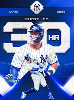 ジャッジ  今季メジャー最速30号！大谷とともに両リーグ3冠王の期待高まる