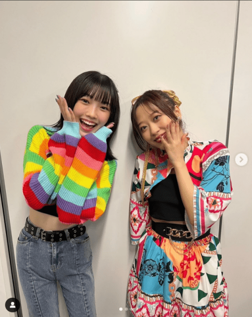 モーニング娘。'24・山﨑愛生「先輩と笑顔の2S」が可愛い！