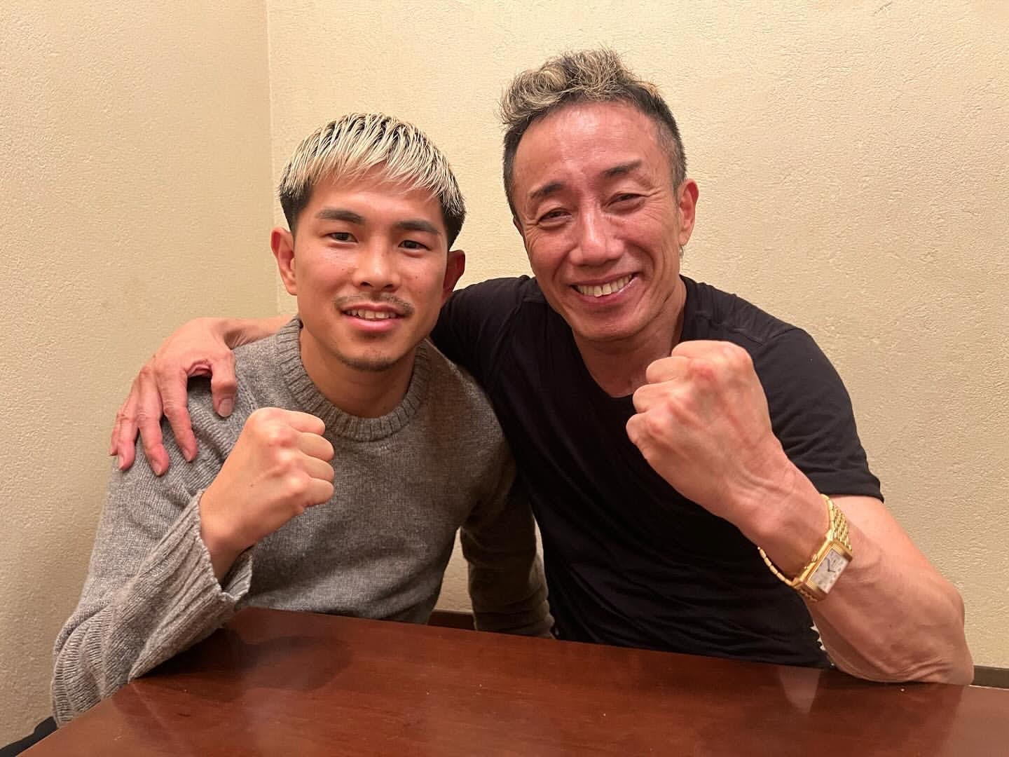 井岡一翔が長渕剛と豪華2S 📷「夢のような時間だった...」