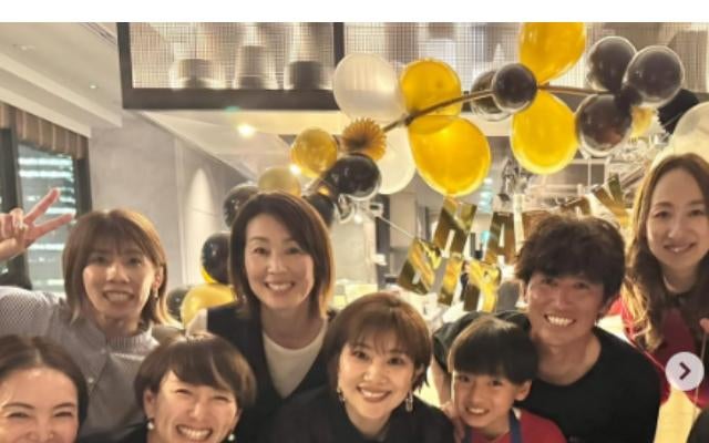 ビーチバレー・浦田聖子が祝福「家族♡仲間の愛を力に」マスくん40歳バースデー