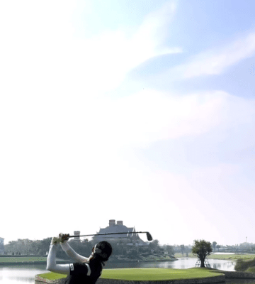 「ピンに当たった！！」女子ゴルファー高木萌衣、