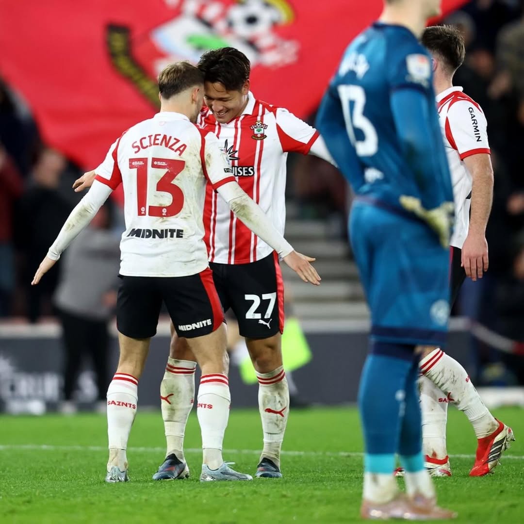 【チャンピオンシップ】松木玖生が2ゴール後にインスタ更新「次の試合に集中」チームメイトも祝福