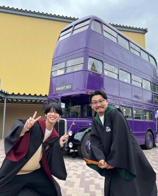 「聡ちゃんと一緒にハリポタの世界へ行きたくなったよ😊💚」SexyZone松島聡がハリーポッターの世界を堪能🪄