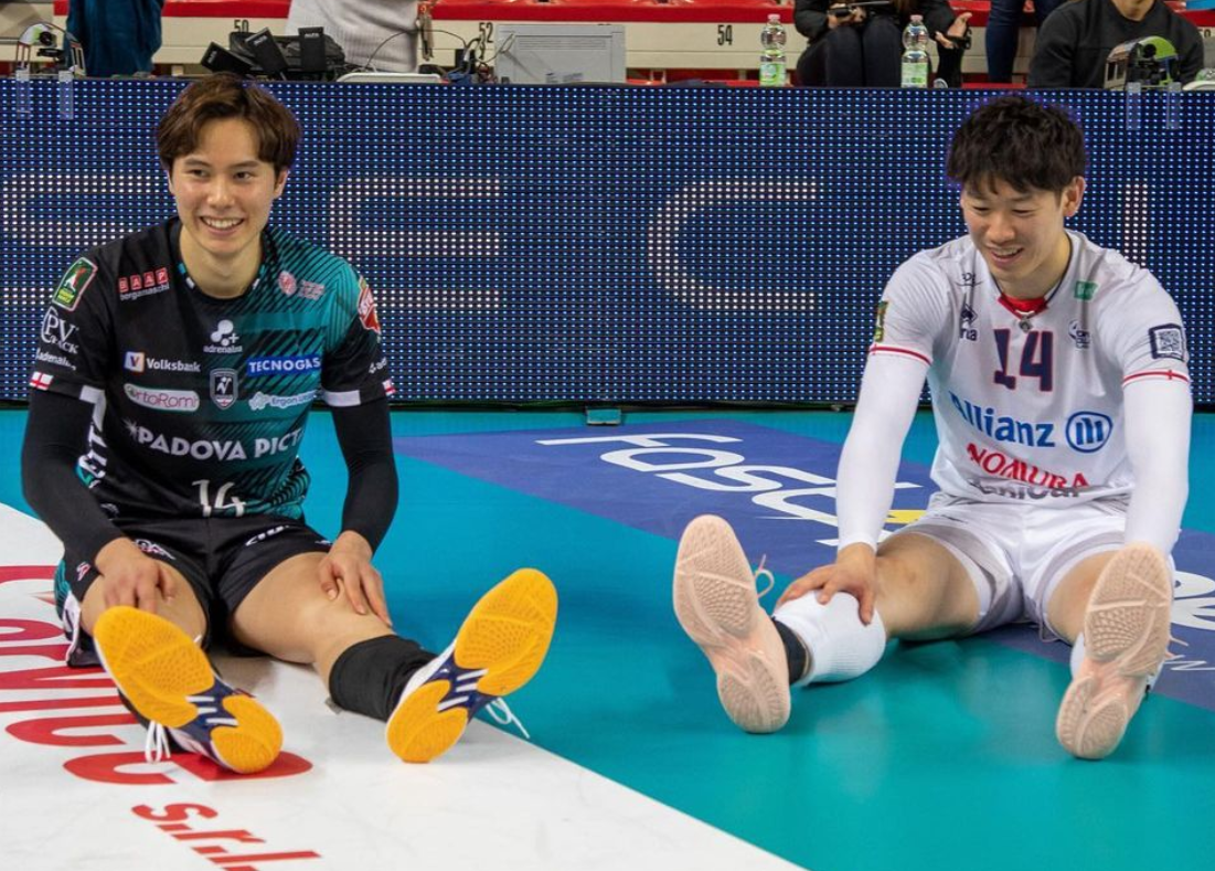 石川祐希、高橋藍との日本人対決を制しインスタ更新🏐✨「次も負けないよ😏」