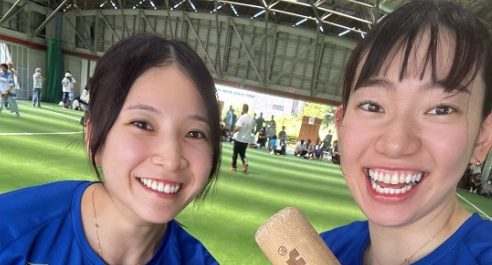 女子バレー「可愛すぎるモルック女子！」バレー界の天使・中島咲愛が“世代超えショット”でファン魅了！