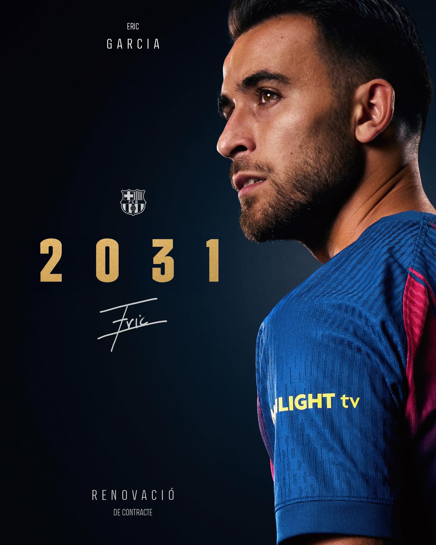 バルサ・Eric Garcia　2031年まで契約延長が決定！