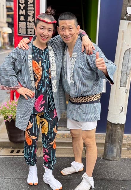 浜口京子が初夏の風物詩”三社祭”に参加！姉弟での素敵2ショットに反響