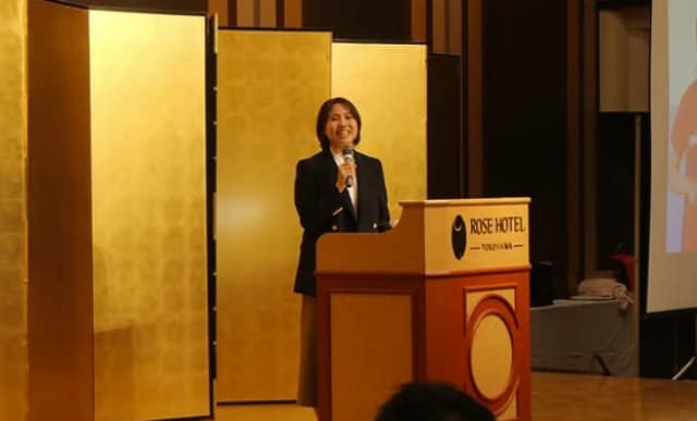 元卓球選手・平野早矢香が2025パートナーシップミーティングでの講演の様子を公開！