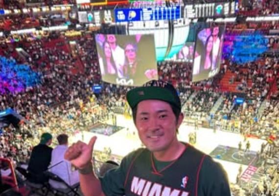 プロゴルファー金谷拓実、人生初NBA観戦！『兄の影響でバスケ好き、最高の時間』