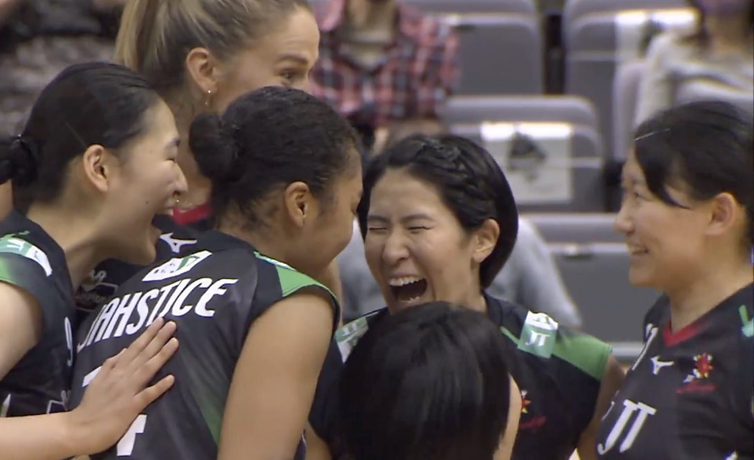 Ｖリーグ女子　トヨタ車体クインシーズ vs. JTマーヴェラス 2021/10/17【ハイライト】