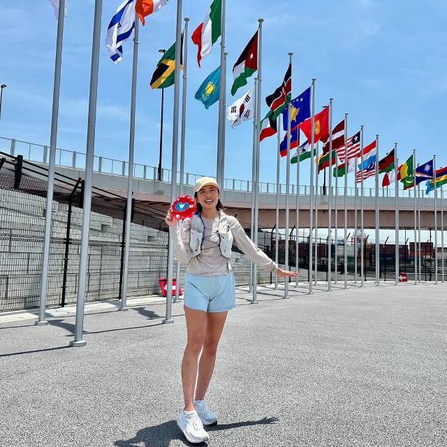 「万博まで走っていける！まだまだ知られてない？」きゃっするひとみー、万博ランショット投稿が話題！