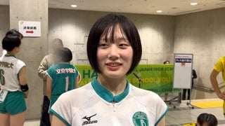 【動画】文京学院大女・佐々木音衣に試合後インタビュー【春高バレー2026】