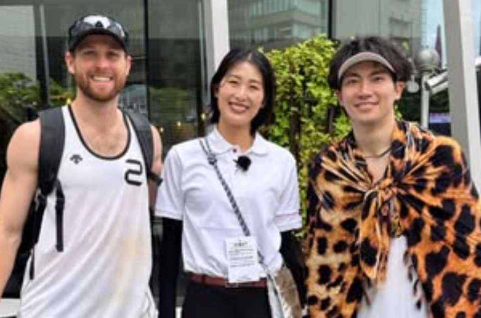 グランフロント大阪で取材リポート｜橋本涼加がビーチバレーユニットを紹介