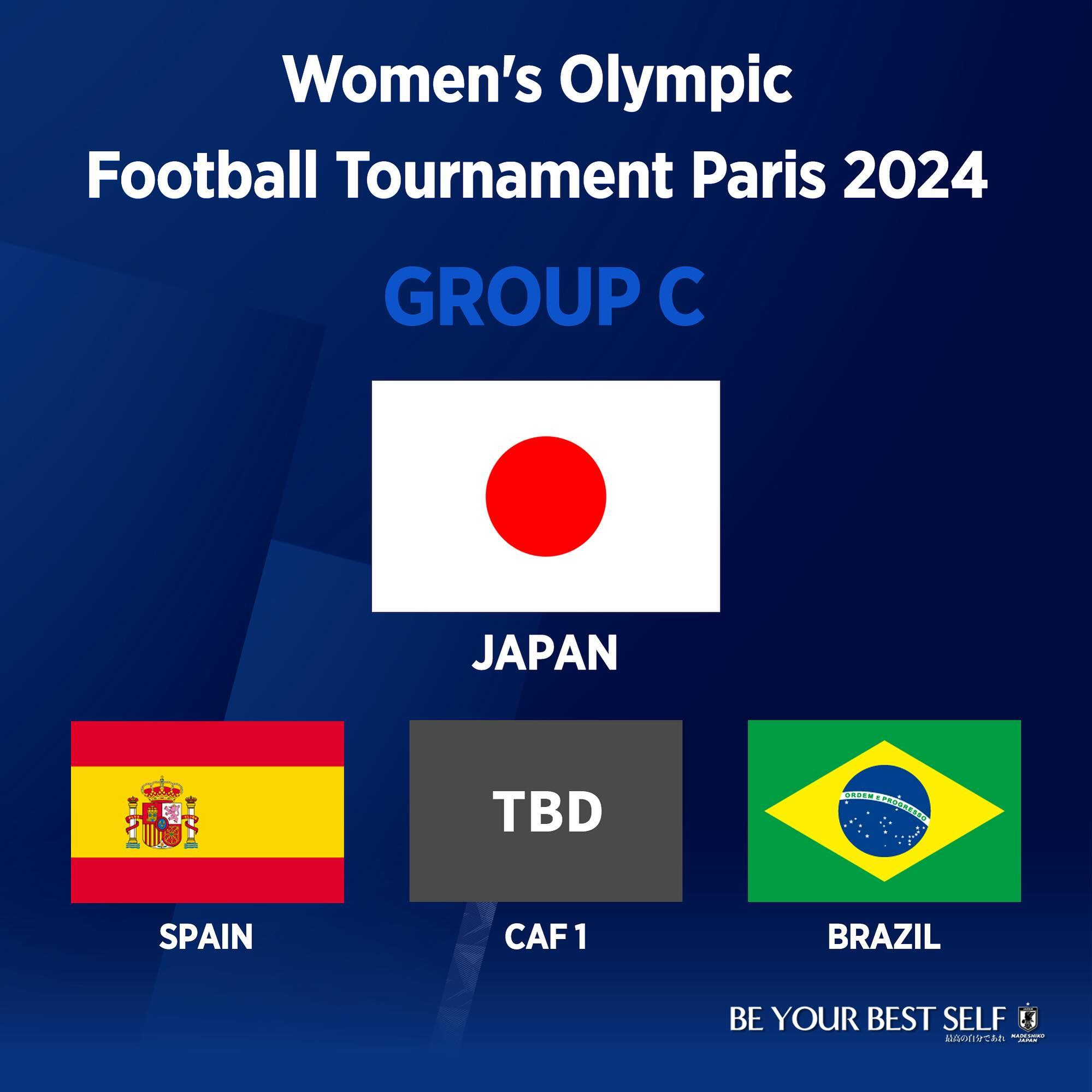 なでしこジャパンのパリ五輪組み合わせが決定！「死のグループ」でスペイン、ブラジルと同組