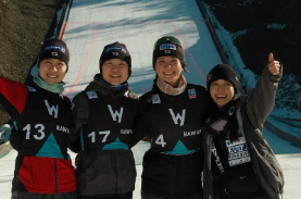 スキージャンプの伊藤有希、自己最長飛距離を記録「最高に刺激的な日」