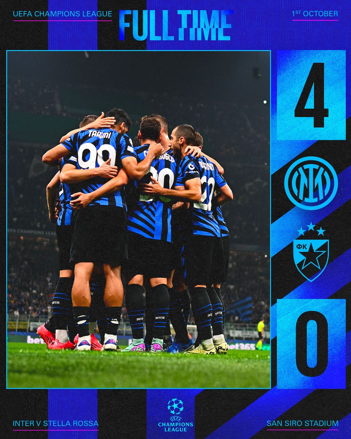 インテルが今季CL初勝利！チャルハノールの直接FKなどで完勝