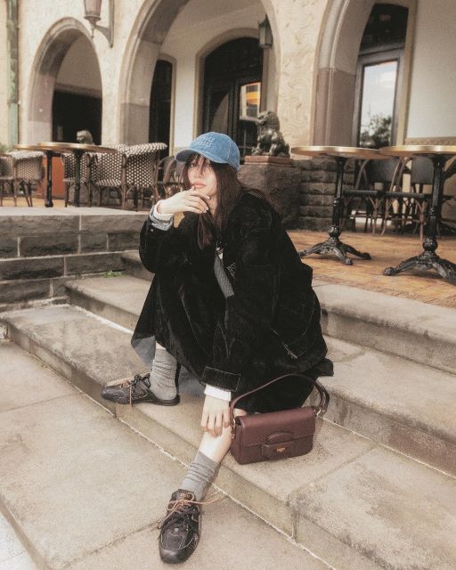 生見愛瑠(めるる)、デニム着こなす