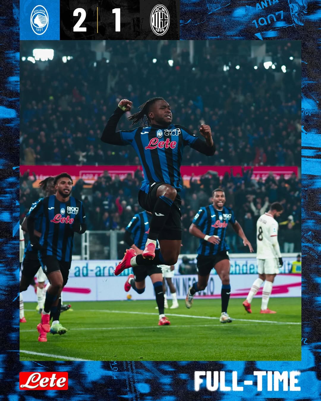 クラブ記録に並ぶ９連勝で首位に！アタランタの勢いは止まらない