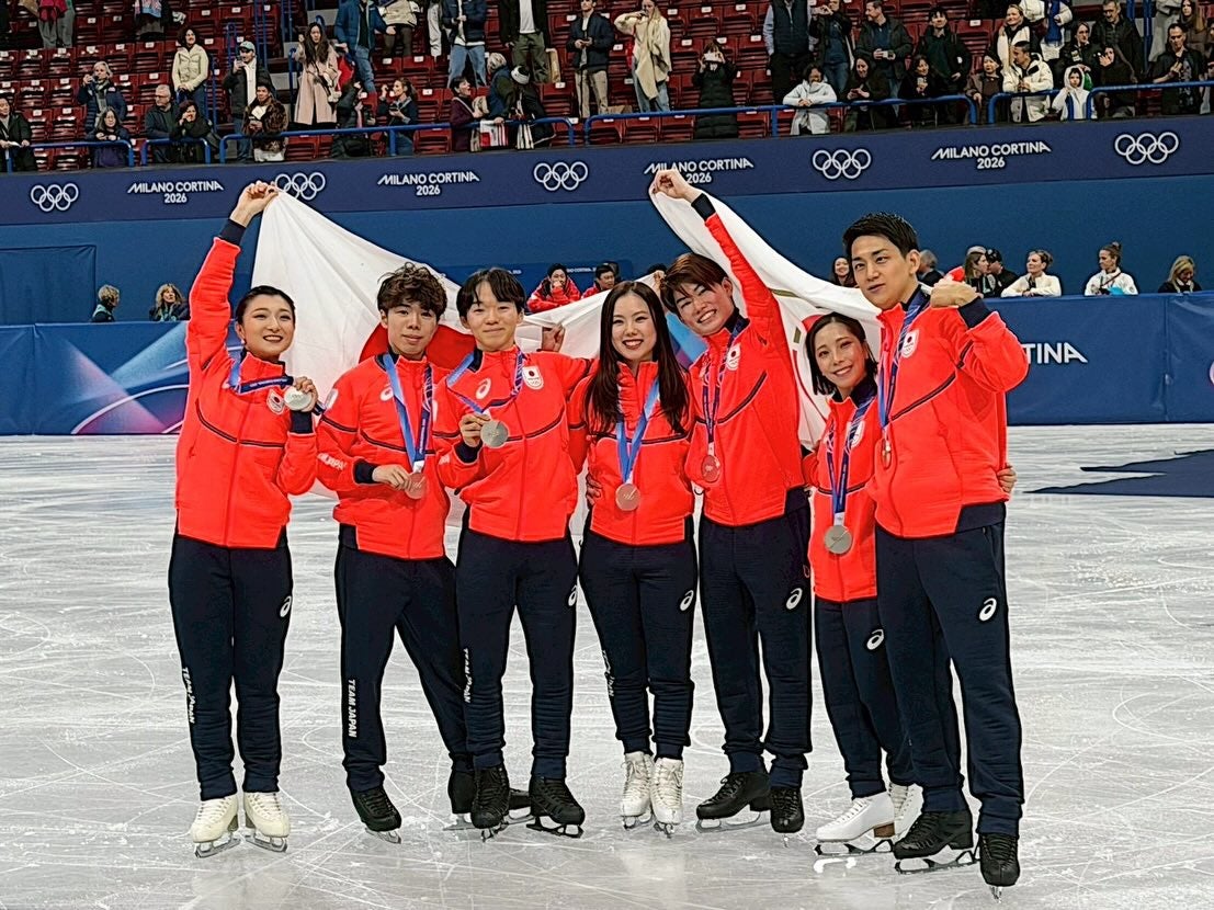 鍵山優真、フィギュア団体での銀メダル獲得を報告「応援もとても楽しかったです！」