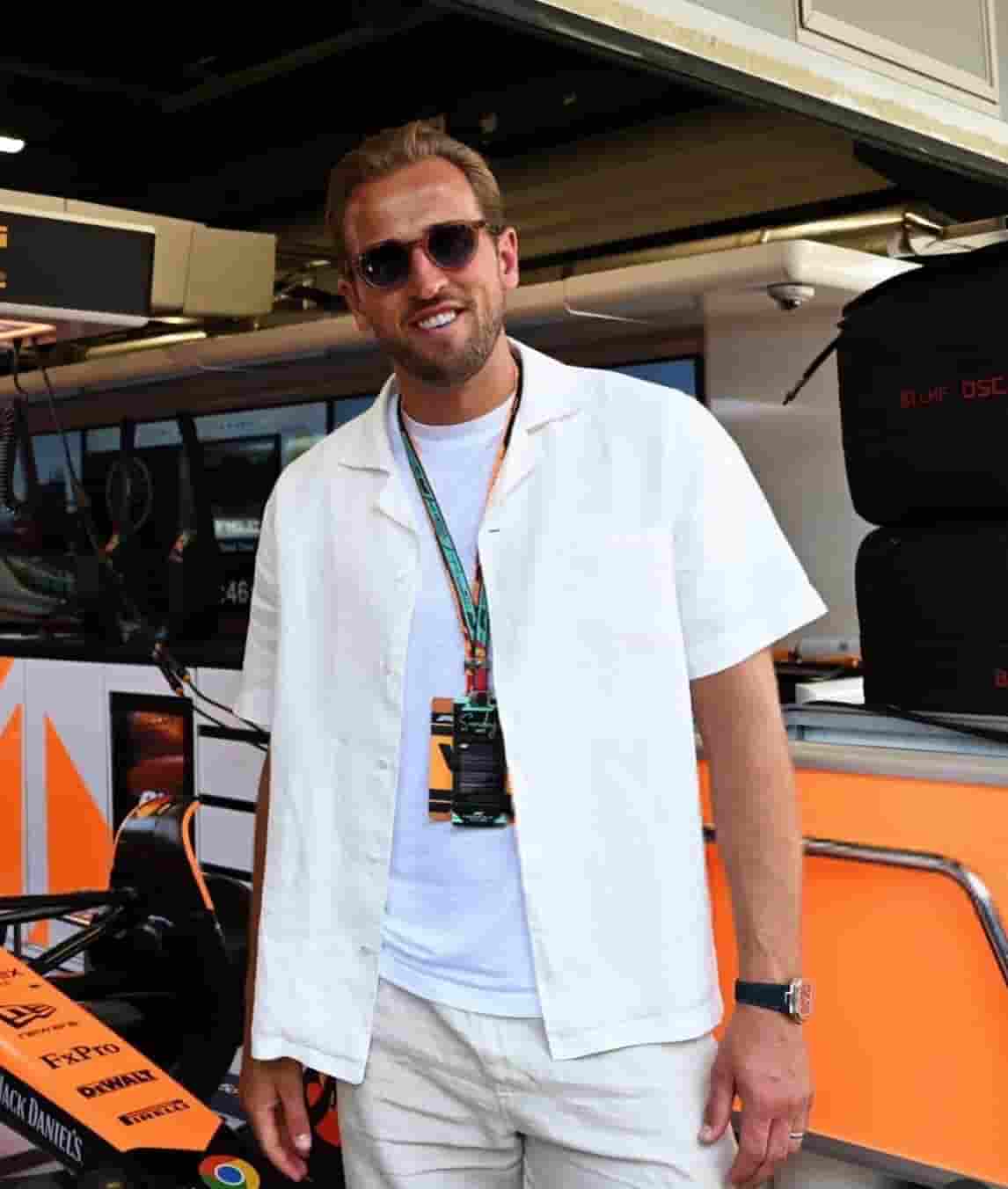 ハリー・ケインがF1観戦を満喫！ドライバーたちへ敬意も表明