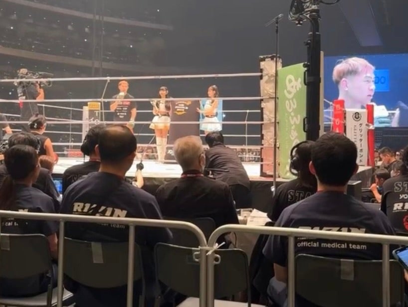 「おめでとう」YA-MANがぞっこん中のキャバクラ嬢が超RIZIN.3に来場！