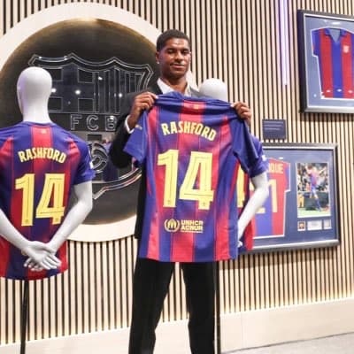 ラッシュフォードが“#NewProfilePic”更新 バルセロナ14番ユニ姿に注目