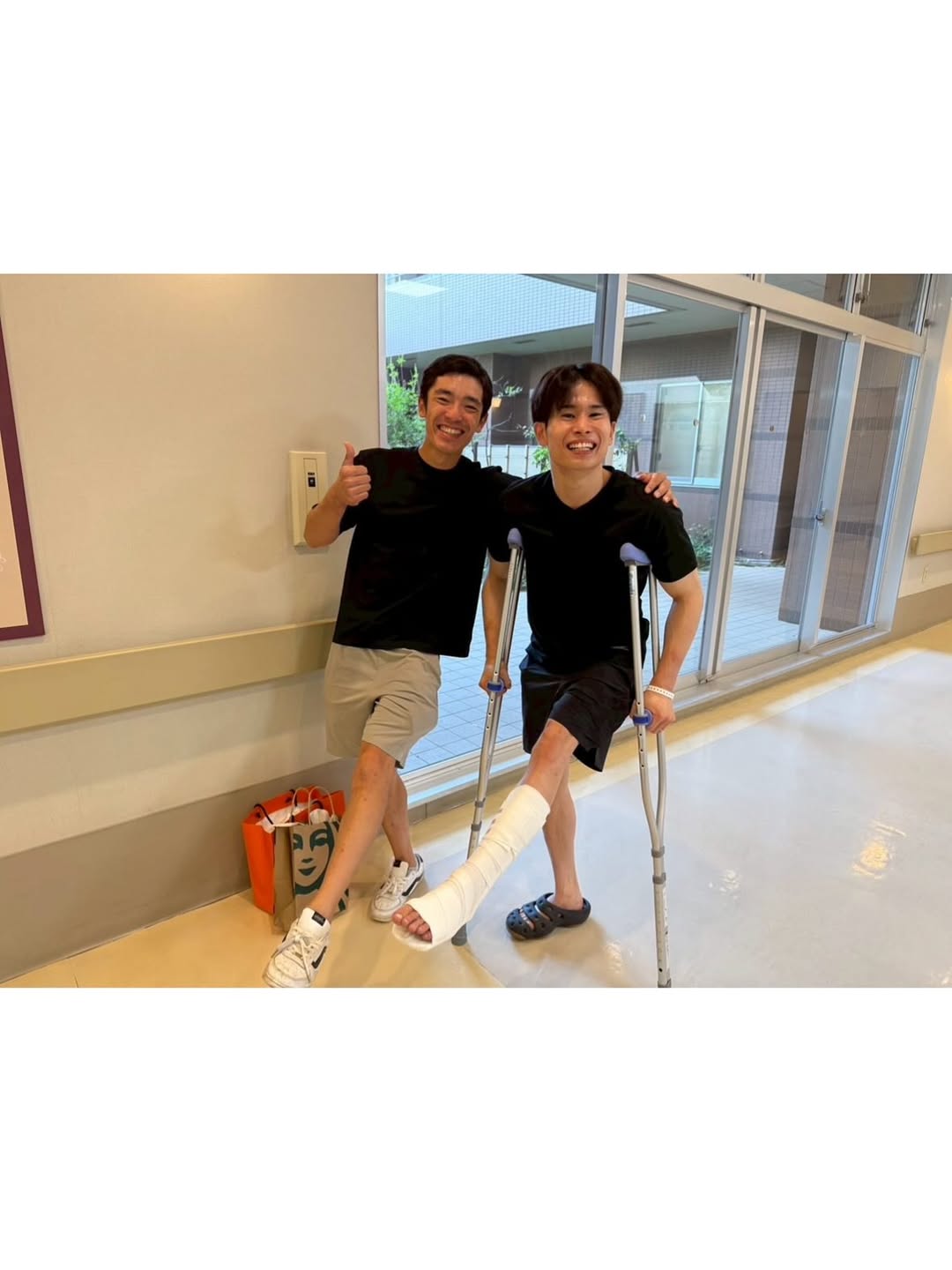 白井健三が盟友との2ショットを公開「まだまだこれからお互い頑張ろう」