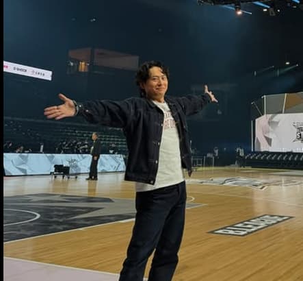 「バスケのお仕事増えて嬉しい」三代目J SOUL BROTHERS・山下健二郎、B.LEAUEのダンクコンテストに審査員として登場！