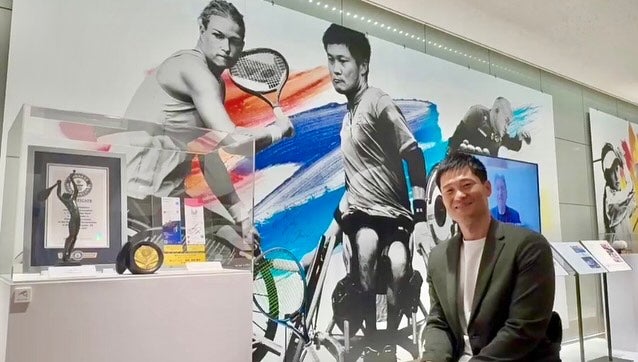 国枝慎吾、現役時代から支えてもらっていたNECに感謝を伝える