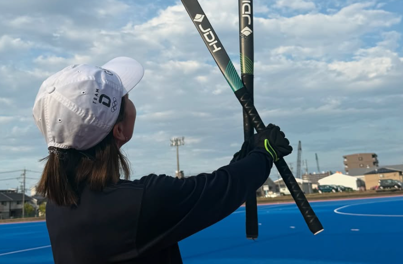 フィールドホッケー日本代表・鳥山麻衣、新スティックを携え後半戦へ気合注入