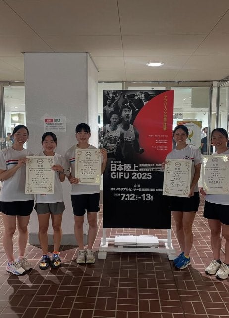 「ありがとう4年生」陸上・市川華菜、中京大リレーチームの7位入賞を笑顔で報告