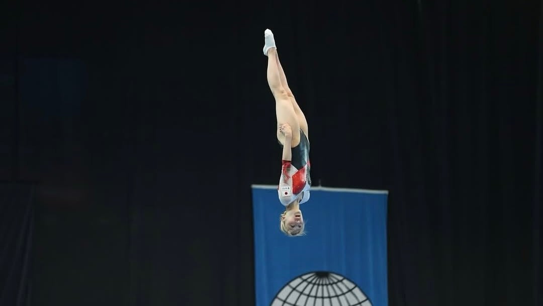 トランポリン美女子・森ひかる、華麗なトランポリンショットにファン魅了！