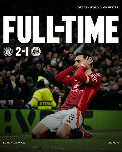 マンチェスター・ユナイテッドが劇的勝利でEL4連勝を達成！決勝トーナメント進出に前進