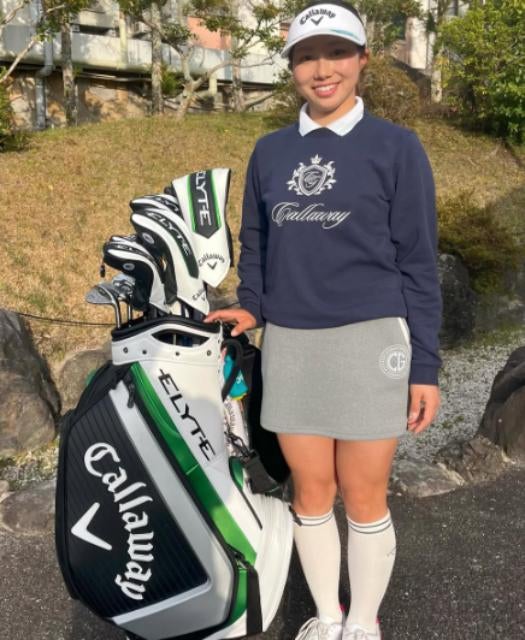 女子ゴルフ・六車日那乃、新キャディバッグ＆ウエアでツアー挑戦！「優勝目指して頑張ります」