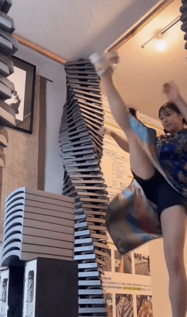 瓦割りバズ動画の最強アナ・堀江聖夏「かかと落としNG編」にファン笑笑！