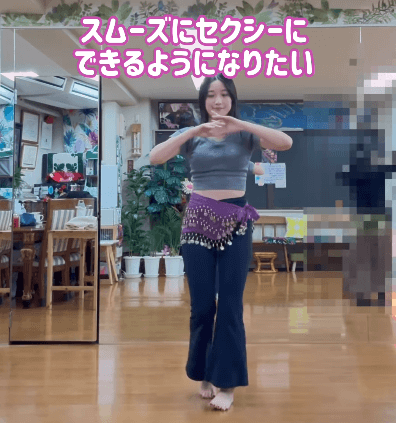 「セクシーにできるようになりたい！」話題の個性派ピラティス女子、ベリーダンスに初挑戦！奮闘姿にファン熱視線